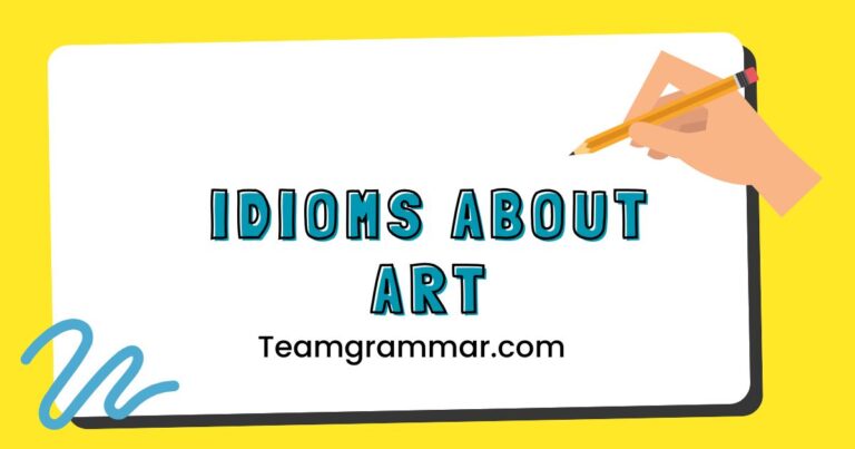 Idioms About Art