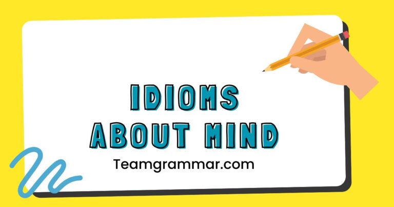 Idioms About Mind