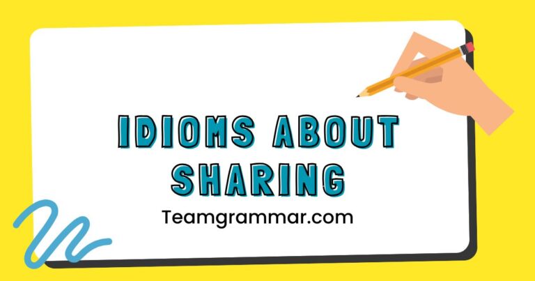 Idioms About Sharing