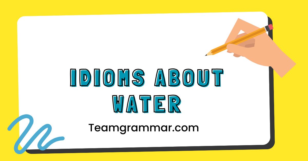 Idioms About Water