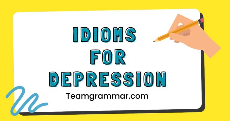 Idioms for Depression