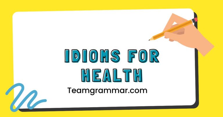 Idioms for Health