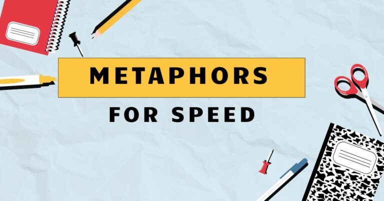 Metaphors for Speed
