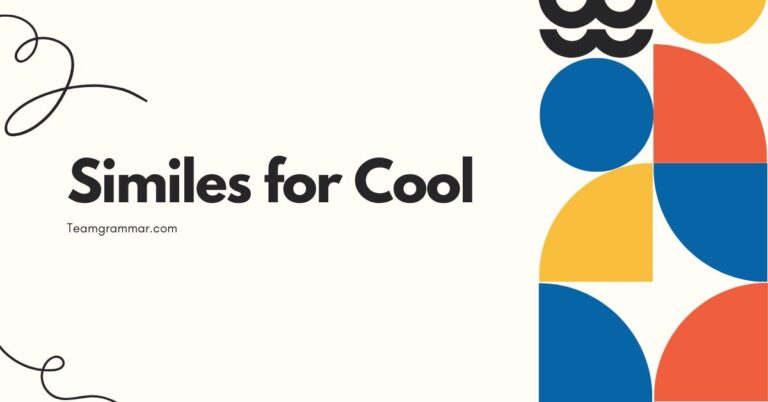 Similes for Cool