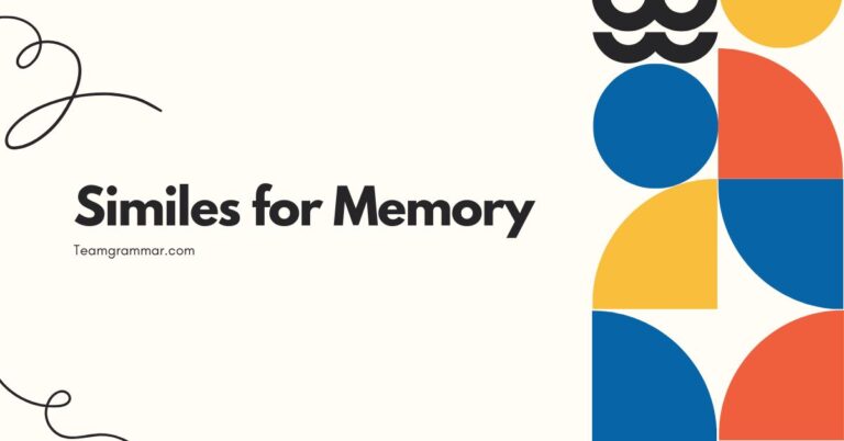 Similes for Memory