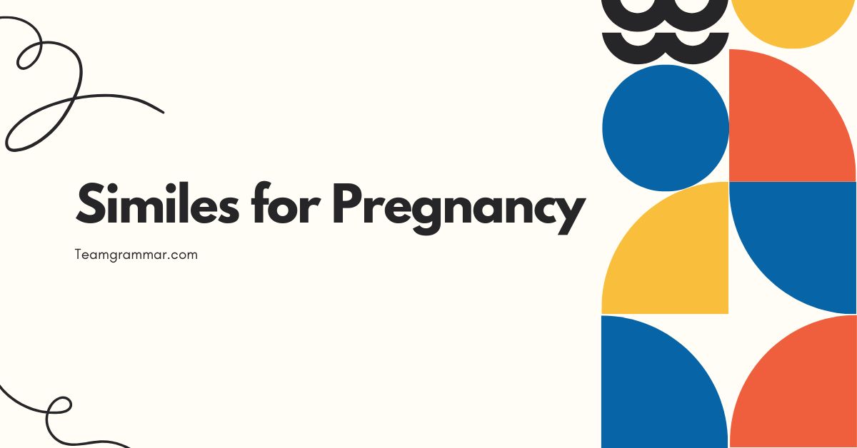 Similes for Pregnancy