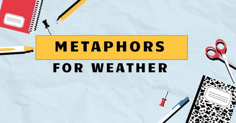 Metaphors for Weather