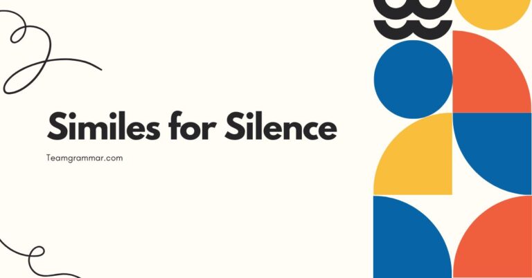Similes for Silence