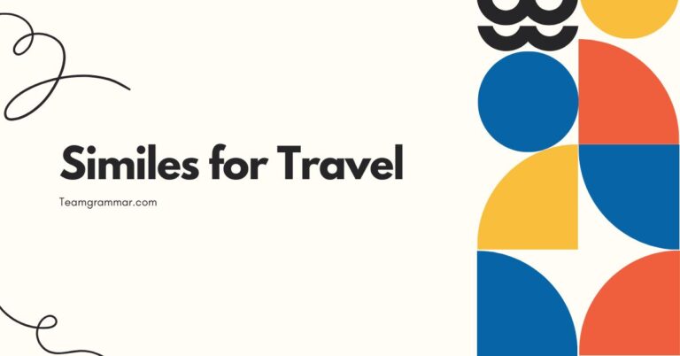 Similes for Travel
