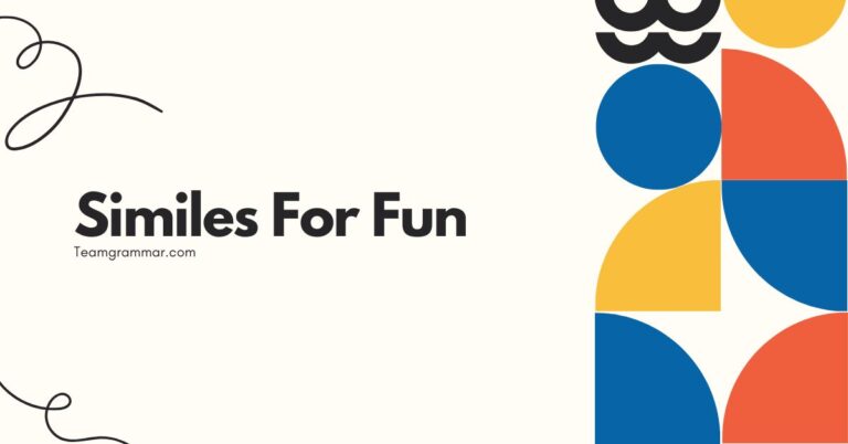 Similes For Fun